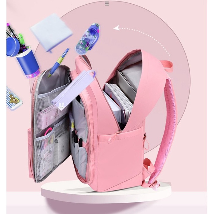 Drab5212 Tas Ransel Anak / Tas Sekolah Anak Perempuan / Tas Sekolah Sd