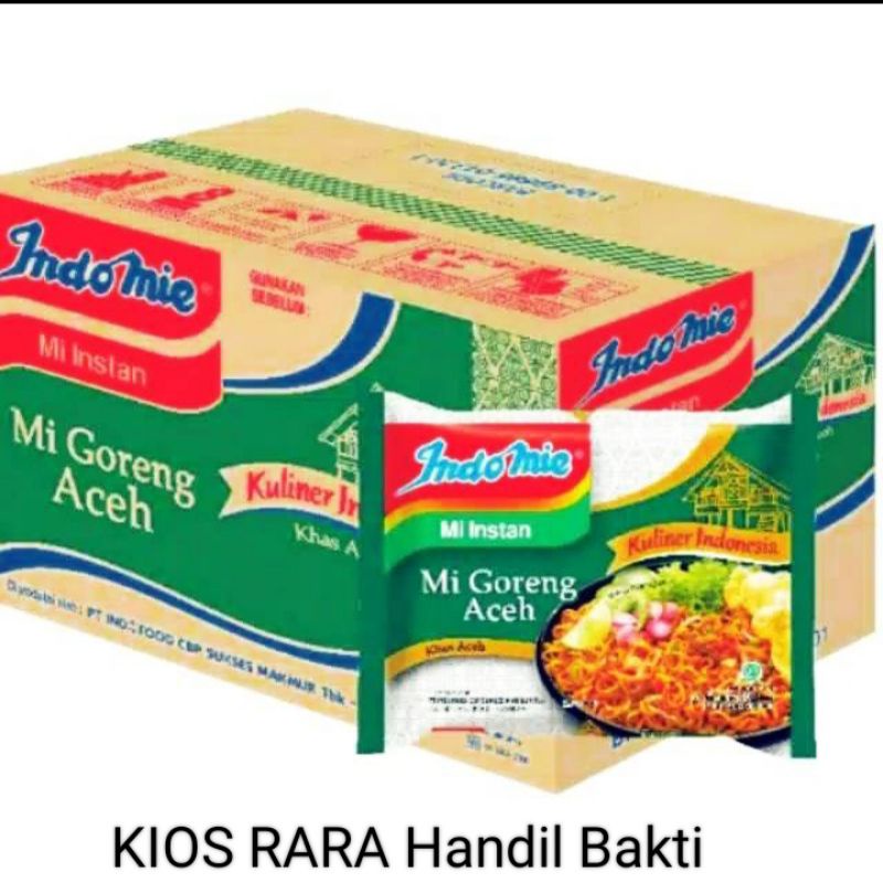 

Indomie Mie Goreng Aceh. 1 dus 40 bungkus.