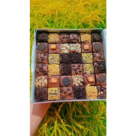 

(Audy Cake)Fudgy Brownies coklat