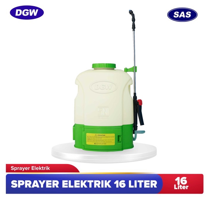 Promo Dgw - Elektrik Knapsack Sprayer 16 Liter