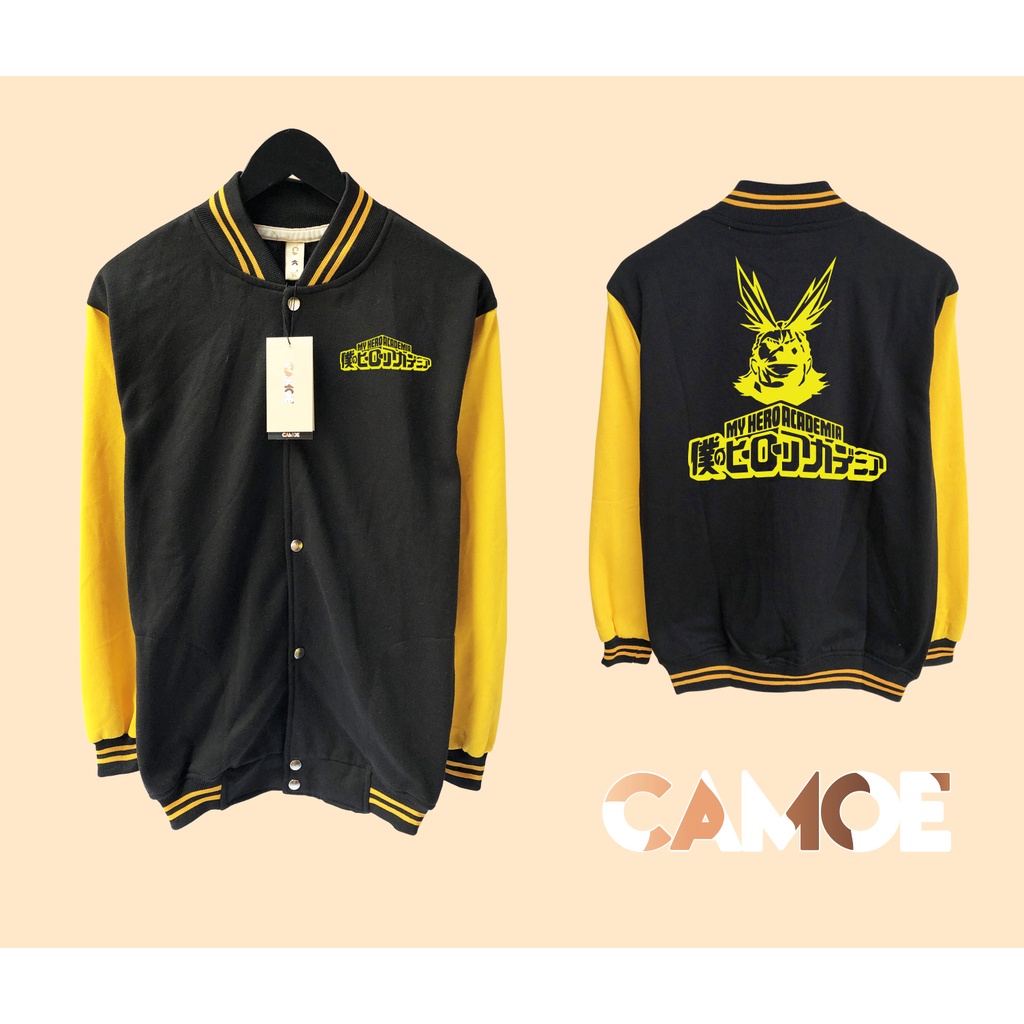 Jaket Baseball Varsity Anime My Hero Academia All Might