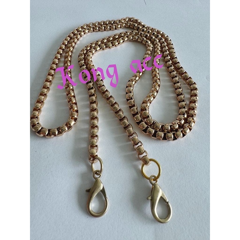 Tali Rantai Tas Besi  / Tali Rantai Ulir / Tali Tas Selempang CANTOLAN UDANG/40 -120 CM