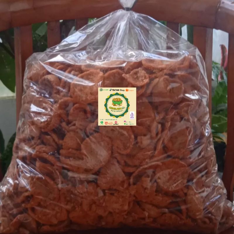 

Kerupuk Jengkol Seblak 1 Kilo Gram / Cemilan Murah BDL