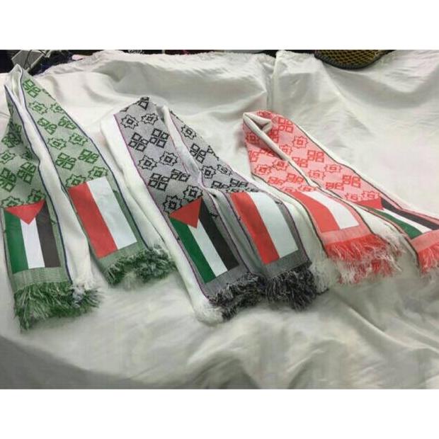 sorban arafat palestina motif kotak