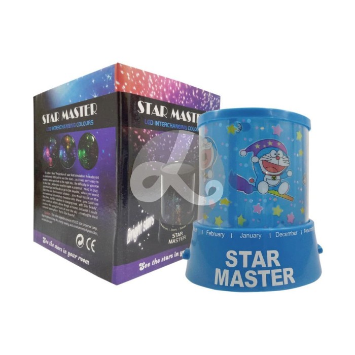 Star Master Lampu Tidur Proyektor Doraemon Non Adaptor Non Putar