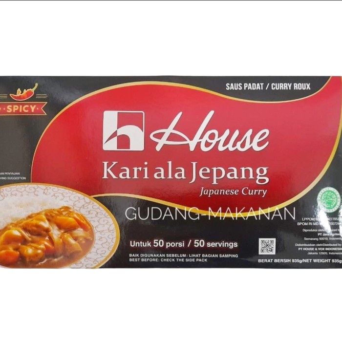 

Promo House Kari Spicy/Pedas Ala Jepang 1Kg