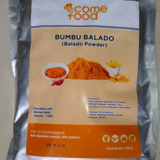 

Promo Comefood Bumbu Tabur Premium Balado Sapi Panggang Bbq Rasa Beef