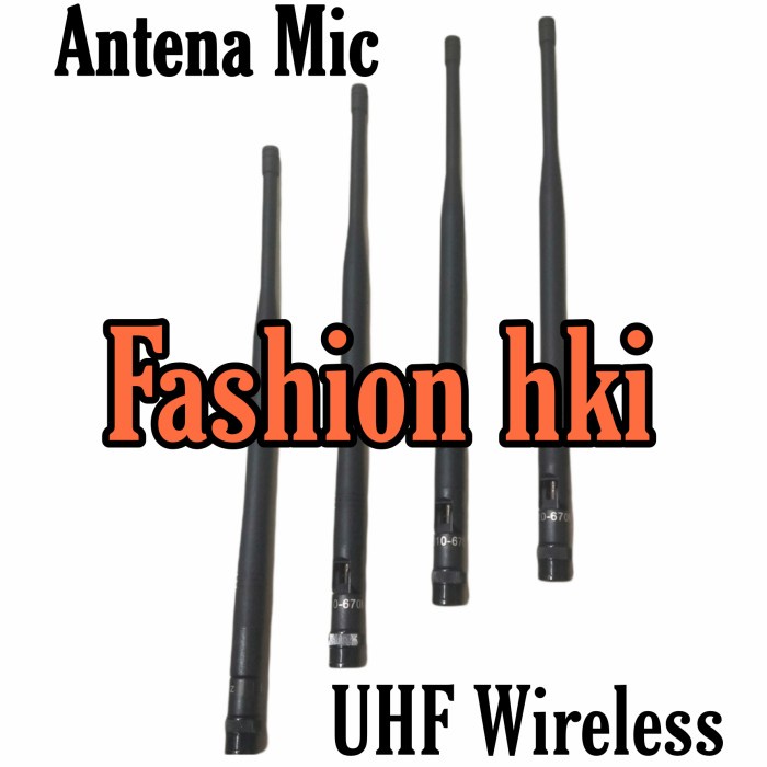 Antena Mic Wireless Antena Mic Uhf Vhf Original