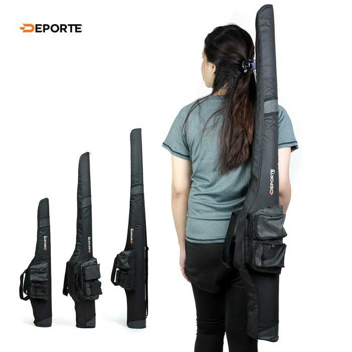 Promo Tas Joran Pancing Semi-Hardcase Hitam Casting Galatama Jigging 120 Cm