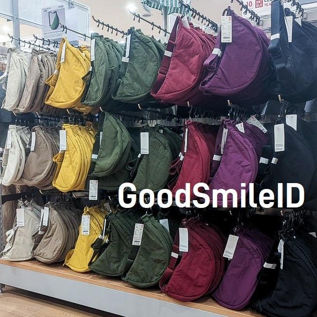 READY Tas Bahu Mini Round Wanita Sling Bag Selempang Waist UNIQLO SALE