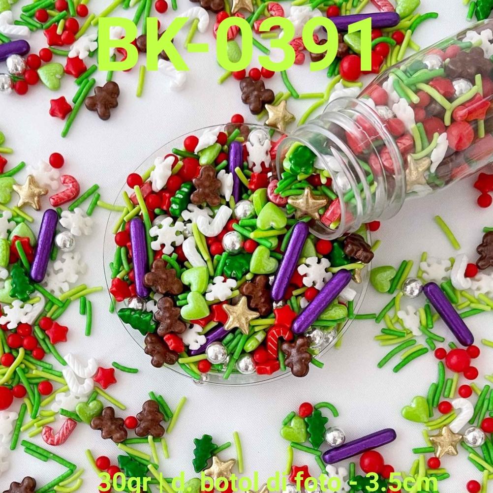 

tERLARIS BK-0391 Sprinkle springkel sprinkles 30gr mix natal gingerbread man yamama baking grosir murah sprinkles cake dekorasi mutiara trimit decoration story sprinklestory sprinklesstory sprinkle story