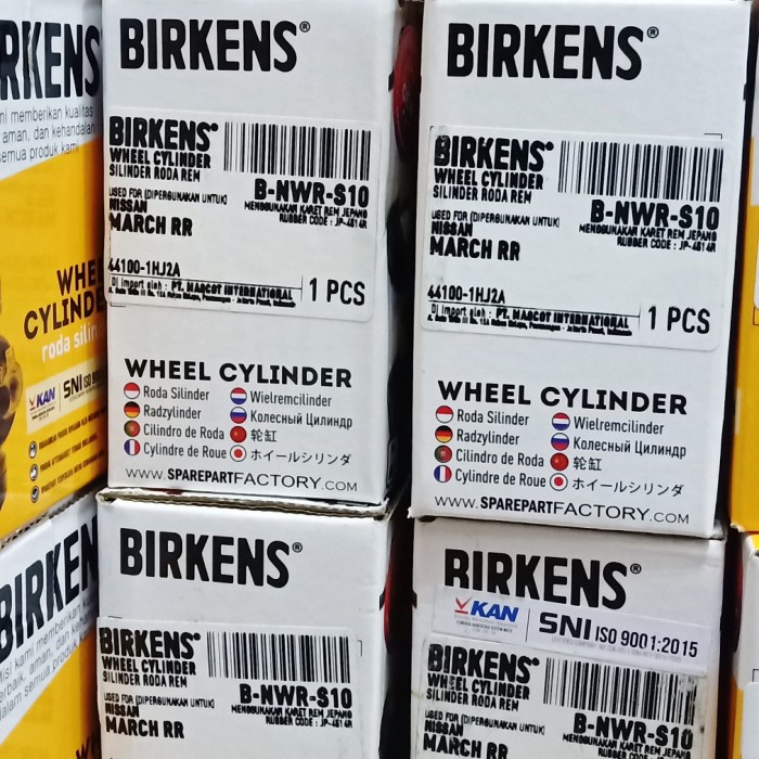 wheel cylinder Belakang Nissan March star