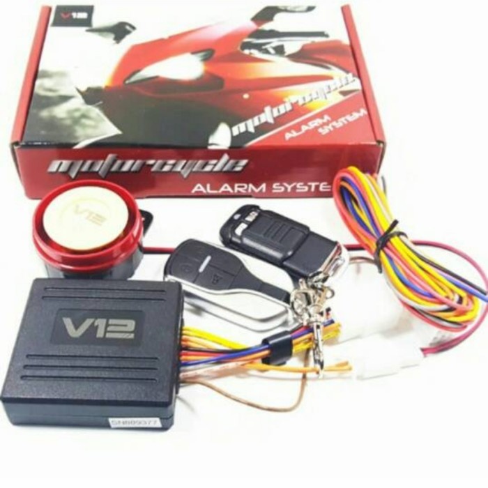 Alarm Motor V12 / Pengaman Sensor Alarm Motor V12 / Alarm Gembok V 12 star