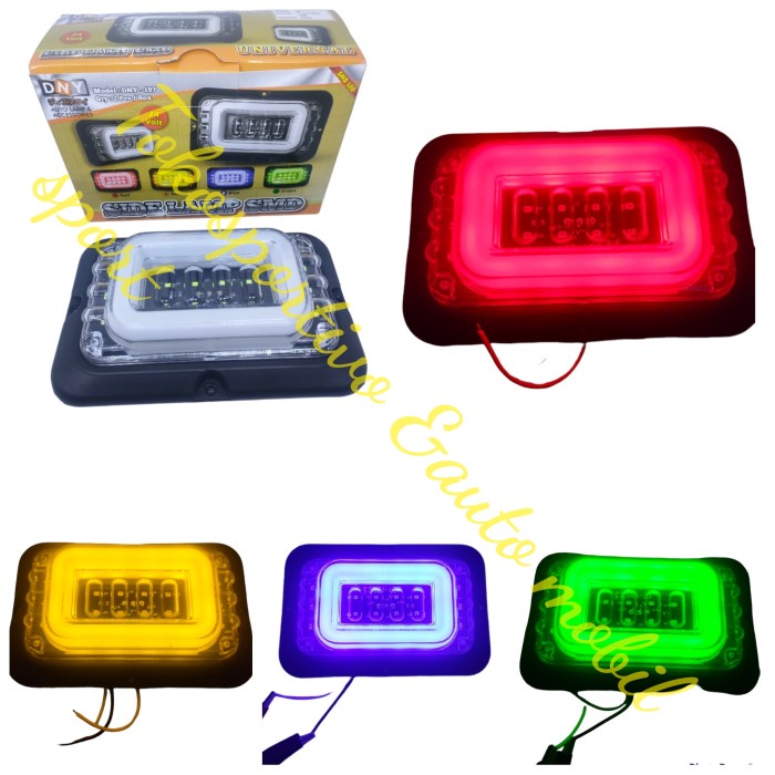 LAMPU LED BAK SIDE LAMP LED UNIVERSAL MOBIL 24V TRUCK BOX FUSO BUS LED star