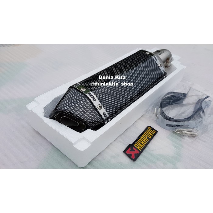 NEW KNALPOT AKRAPOVIC IMPORT XMAX NMAX PCX AEROX VARIO ORIGINAL TERBARU