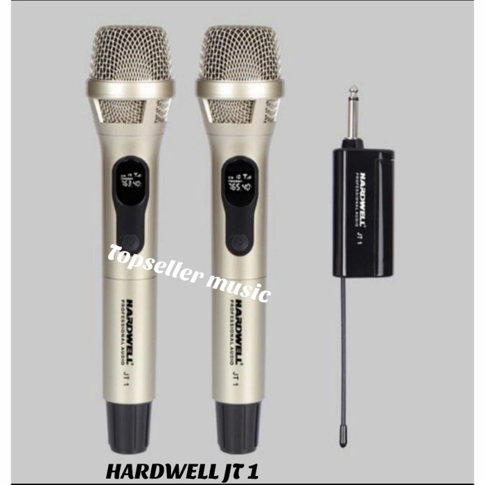 MIC WIRELESS HARDWELL JT 1 PORTABLE MIC WIRELESS JT1 HARDWELL ORIGINAL