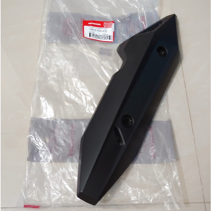 NEW TUTUP KNALPOT & COVER KNALPOT VARIO 125 2018 ORIGINAL HONDA ORIGINAL TERBARU