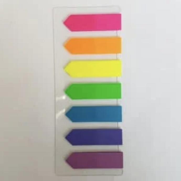 

140 Stiker Panah Warna Warni Transparent Kode 962