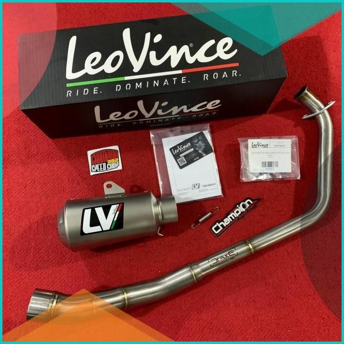 Knalpot Leovince LV 10 LV10 Stainless Steel ORI Italy XSR 155 XSR155