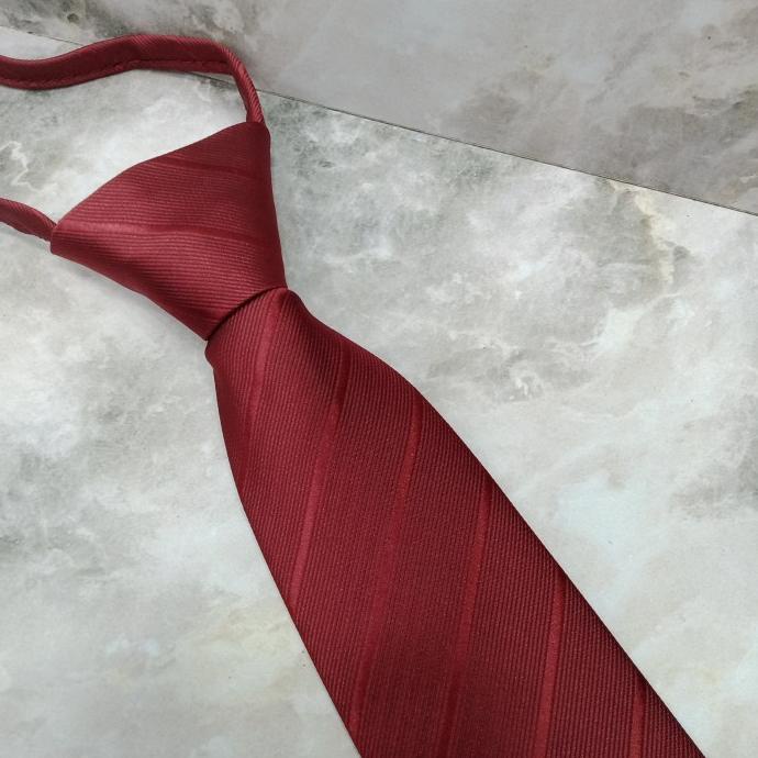 dasi merah pria dasi merah zipper siap pakai import berkualitas