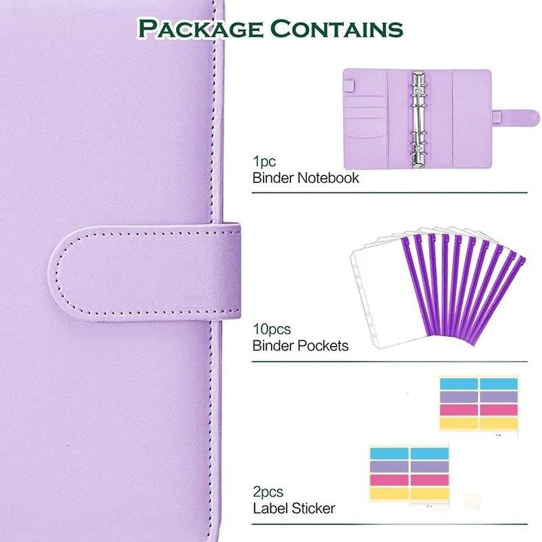

Berkualitas SET LENGKAP Hemat Binder A6 - 6 Ring Budgeting Planner Nabung Value Pack