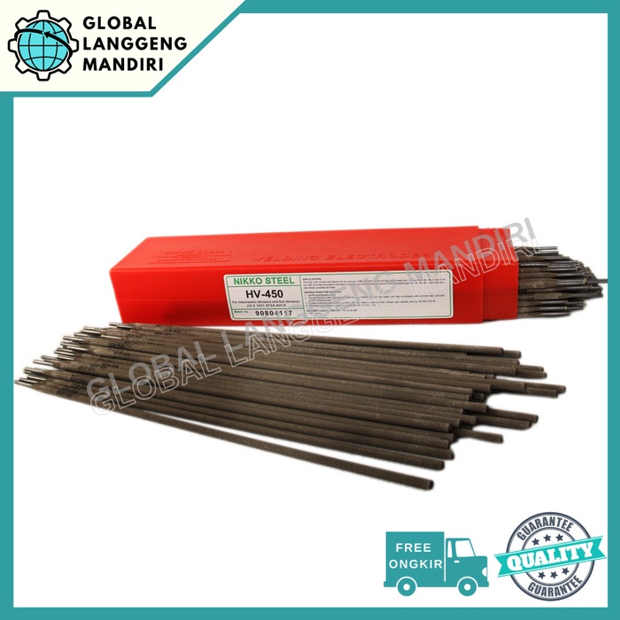 Kawat Las Nikko Steel Hv 450 3.2Mm (5Kg)/ Hv450 3.2 Mm 3,2Mm 3,2 Mm