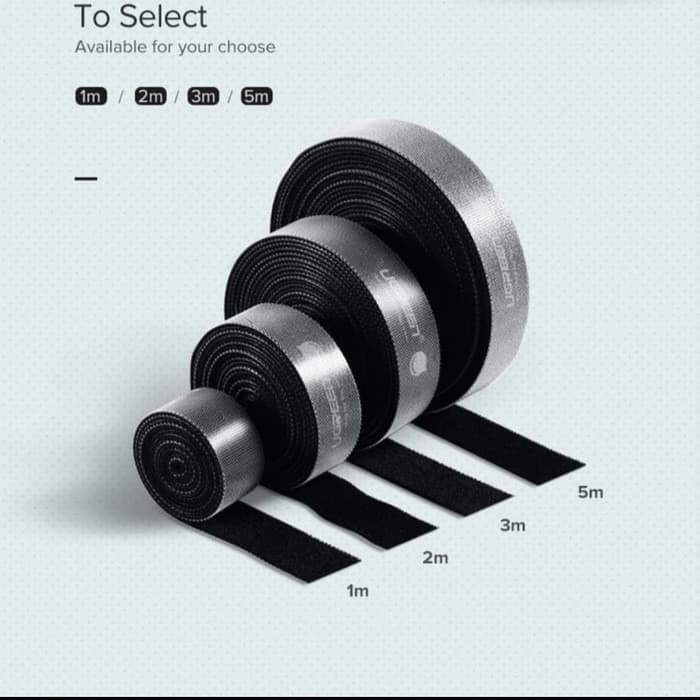 

Promo Velcro Tape Cable Ties 18Cm Pengikat Kabel Tis Tie Cable Klip Strap