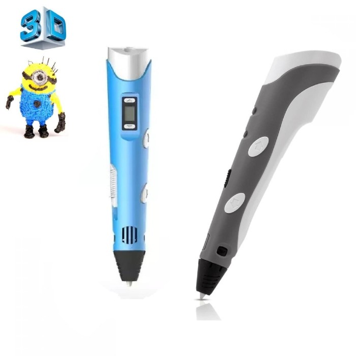 

New 3D Stereoscopic Printing Pen For 3D Drawing Lukis 3 Dimensi _.