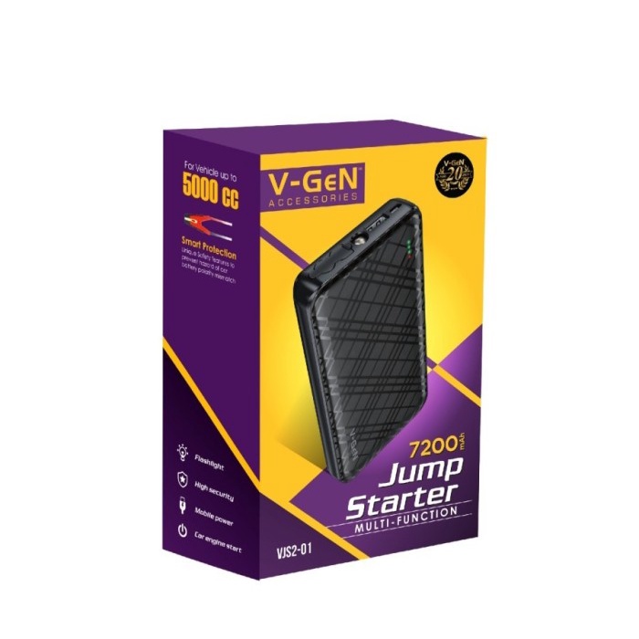 Cod Powerbank V-Gen 7200Mah Car Jumper Stater Kode Ema087