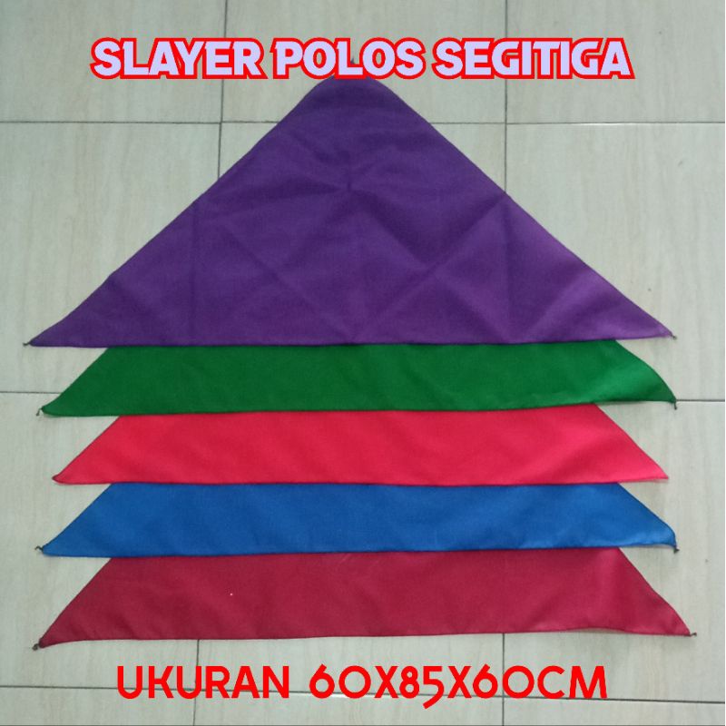 QDN SLAYER POLOS SEGITIGA OUTBOND SLAYER MANASIK HAJI ANAK PAUD TK SD OQS