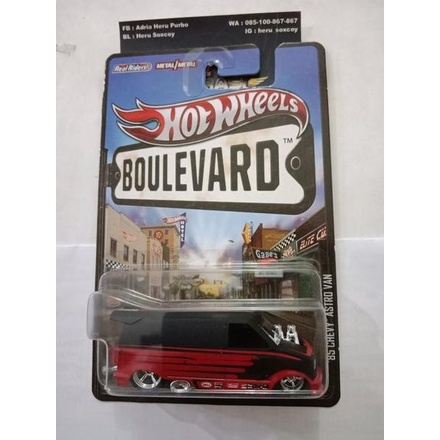 FLASH SALE HOTWHEELS BOULEVARD 85 CHEVY ASTRO VAN TERBARU