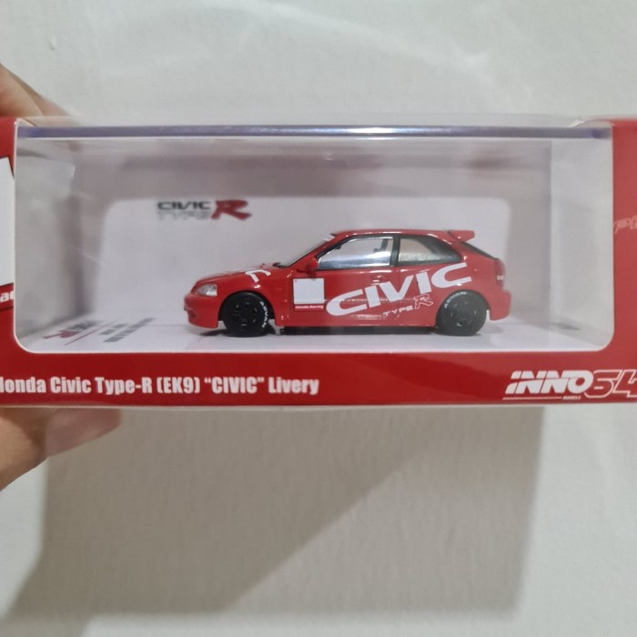 MUST HAVE INNO64 HONDA CIVIC EK9 LIVERY RED INNO TERMURAH