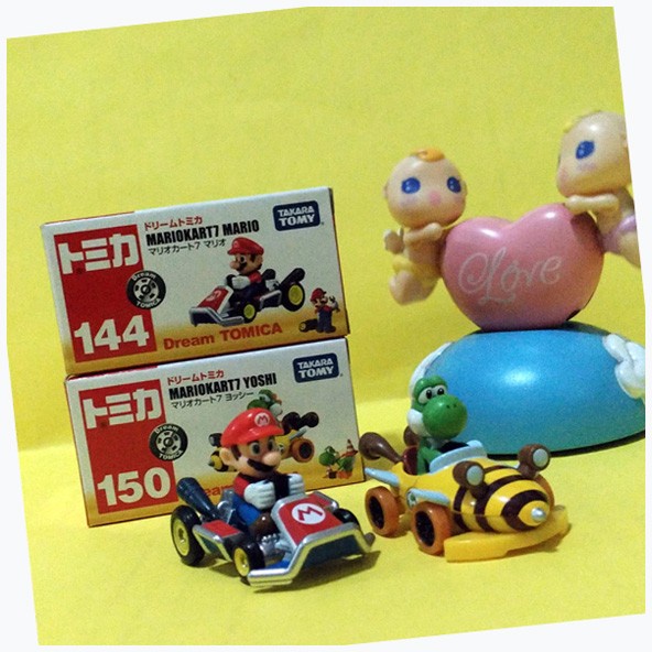 PROMO TOMICA DREAM SET 2 MARIO KART 7 MARIO BROS YOSHI TERBARU