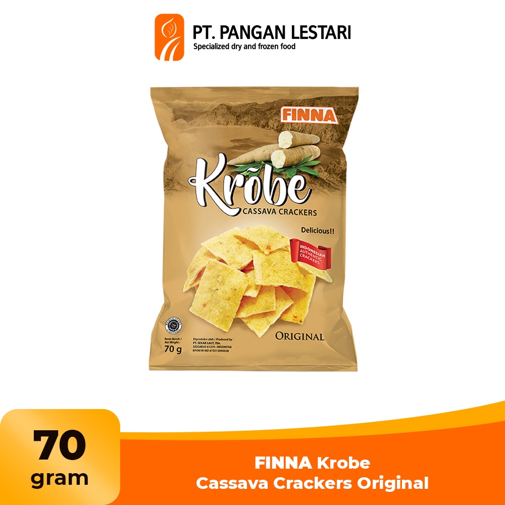 

FINNA Krobe Snack Kerupuk Cassava Singkong Rasa Original