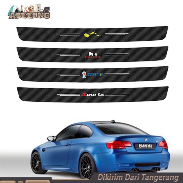 Pelindung Bumper Belakang Mobil Silica Strip Karet Bumper Bagasi Ready