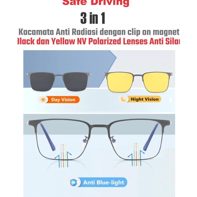 Kacamata Night View Vision Sporty