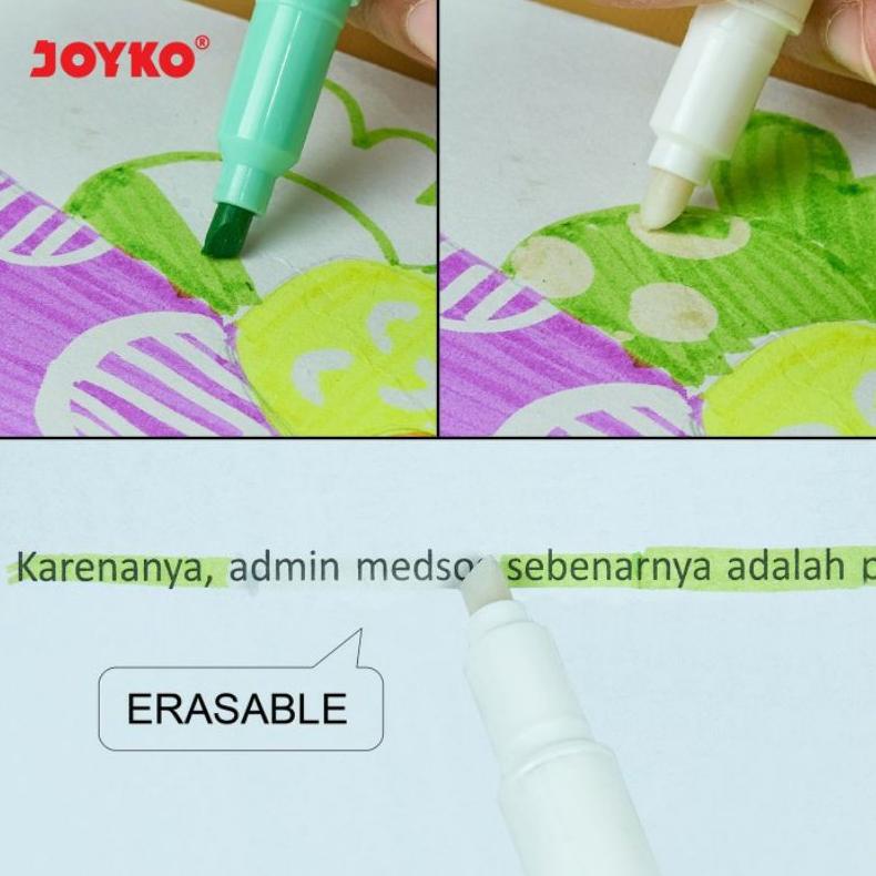 

Terlaris Erasable Highlighter Penanda Dapat Dihapus Joyko HL-69-6 Sale