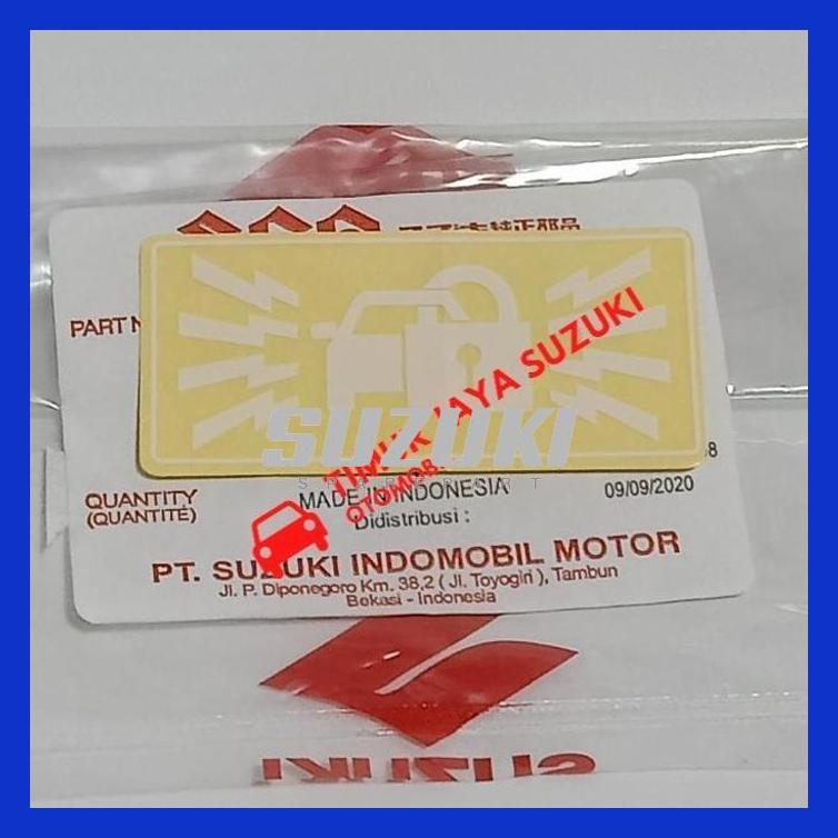 

Stiker Label Security Alarm asli SGP
