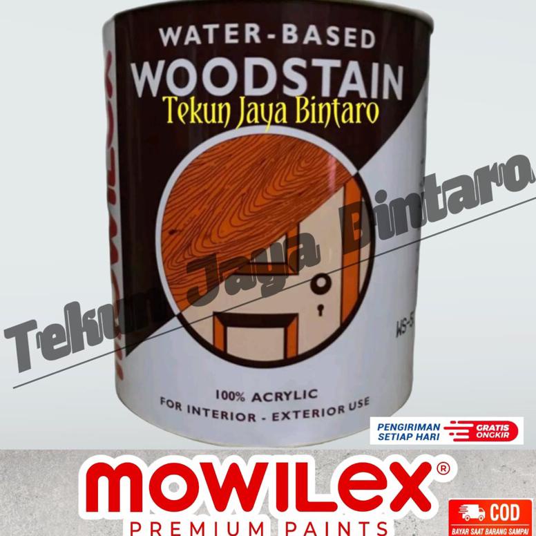 Hot - Mowilex Woodstain Water-Based / Cat Kayu / Kg