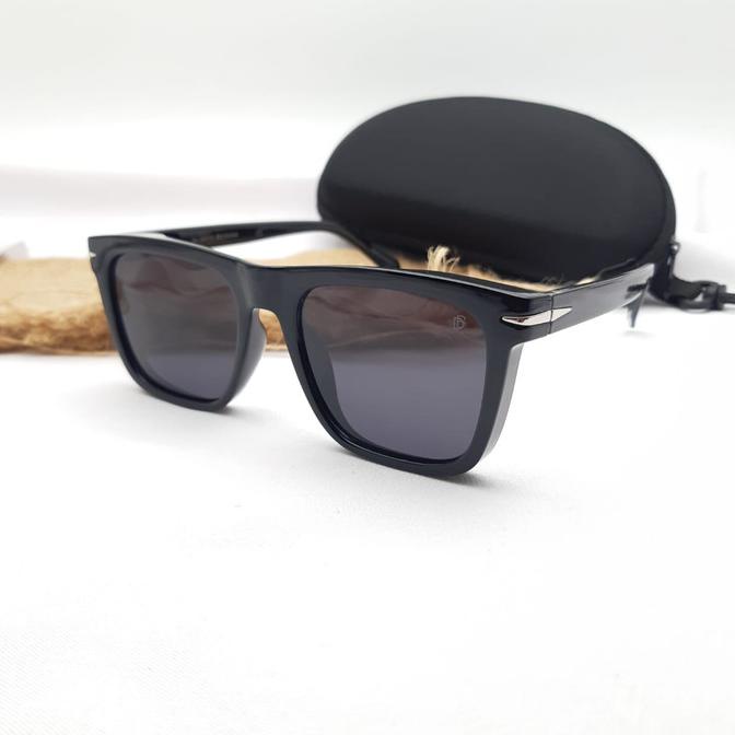 SALE Kacamata Hitam Pria Keren Kotak David DB UVX Bisa Minus