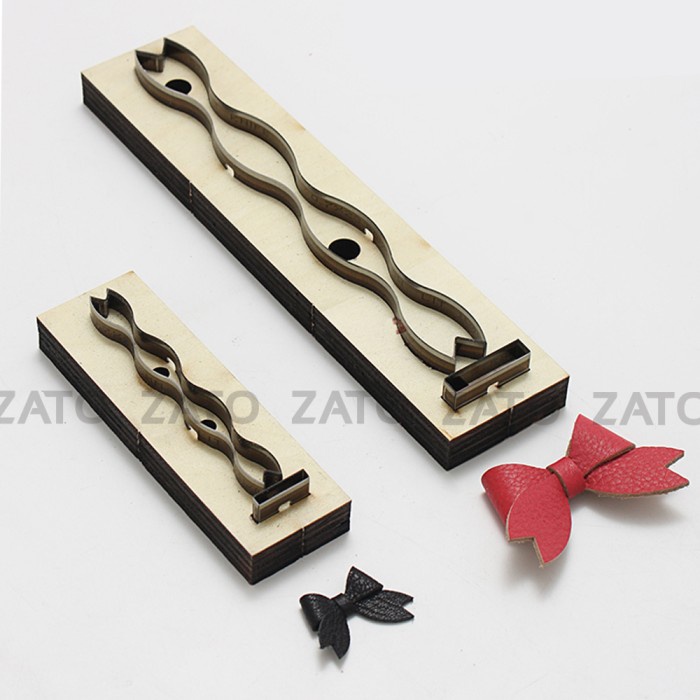 

RIBBON Leather cutting template - pisau pons - leather tools