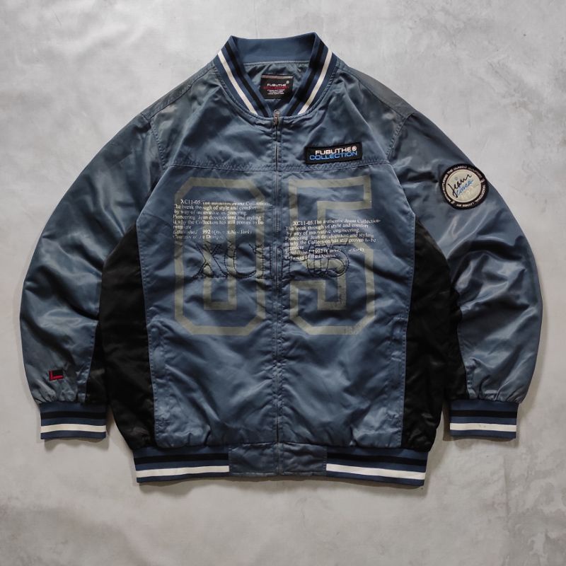 Fubu Jeans Vintage Varsity Sateen Jacket