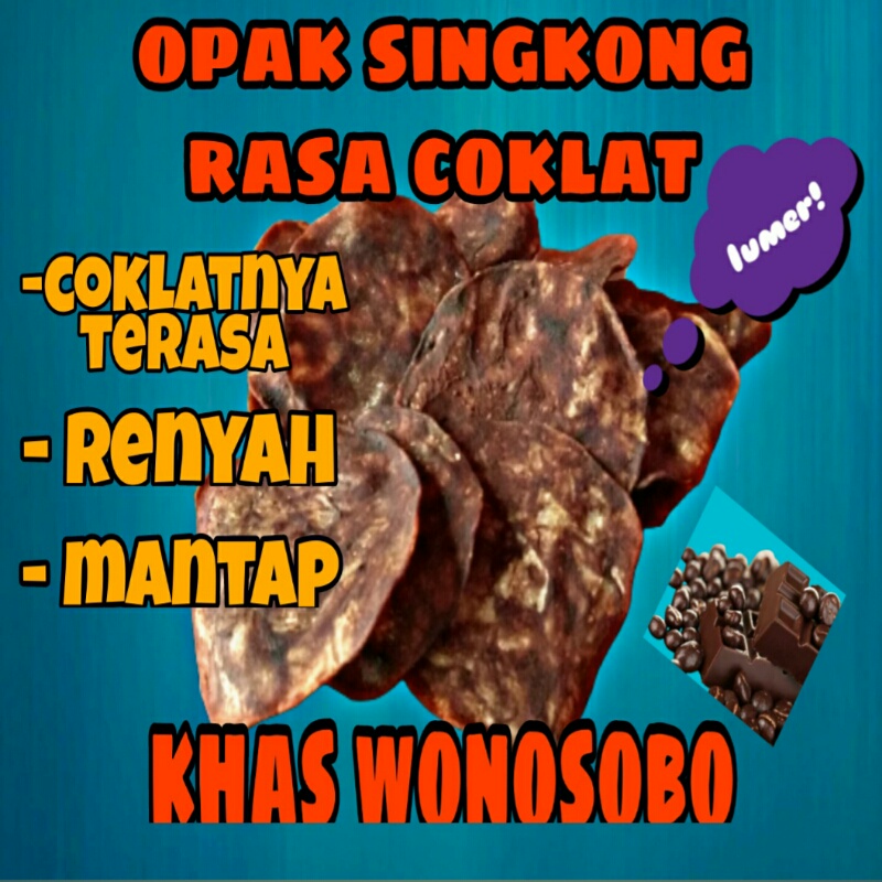 

opak snack krupuk kerupuk cemilan camlan kripik keripik singkong mentah rasa coklat kiloan grosir 1 kg murah enak renyah khas wonosobo