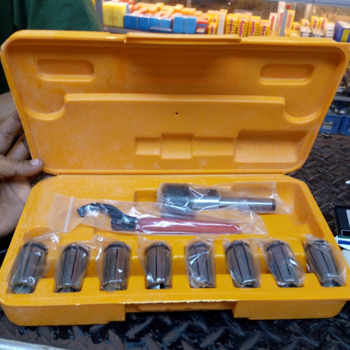 ✅Termurah Collet Chuck Bor Milling Set 8Pcs Terbatas
