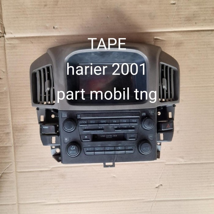 head unit toyota harrier 2000-2002 copotan