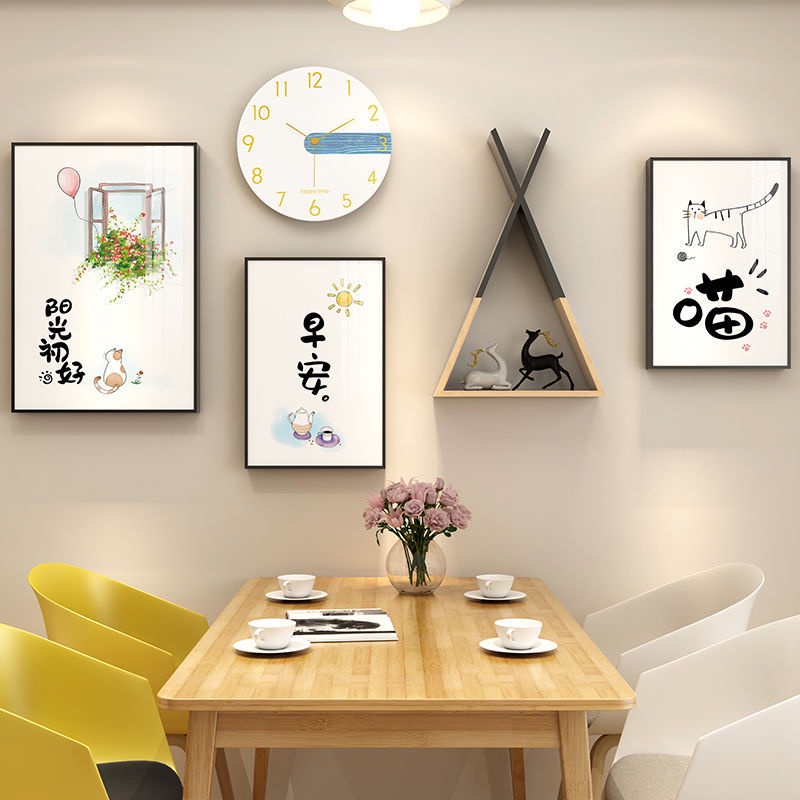 Lukisan Dinding Latar Belakang Restoran Ruang Tamu Lukisan Gantung Dinding Ruang Makan Kreatif Priba