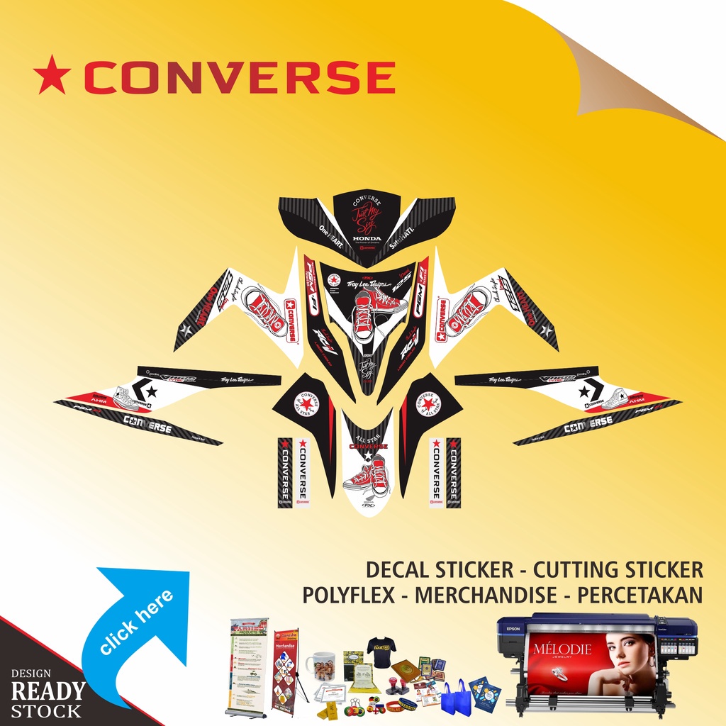 DECAL STICKER HONDA VARIO CBS TECHNO CONVERSE