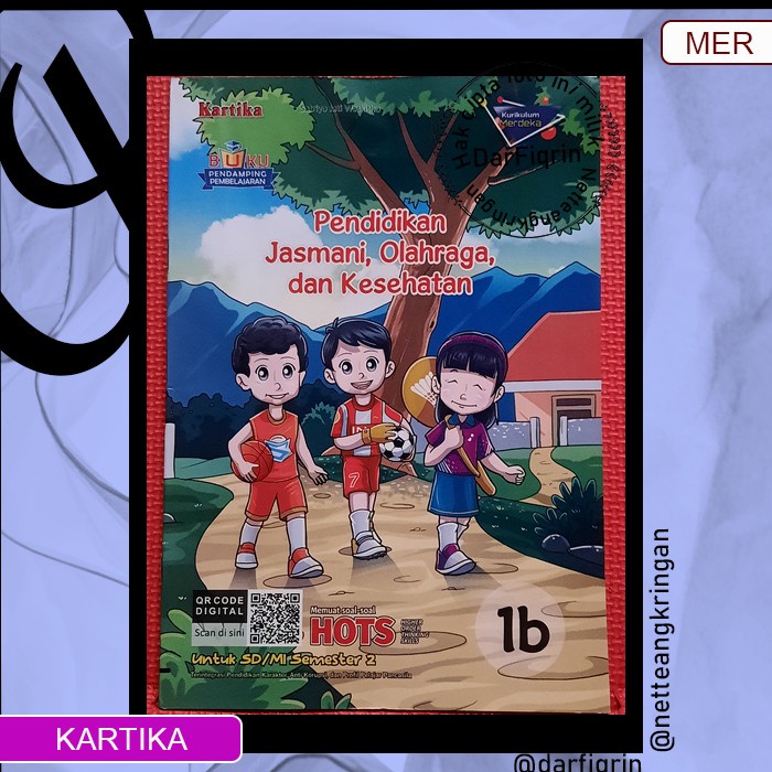 LKS PJOK Penjas Kelas 1 2 4 5 Semester 2 SD/MI KURMER Kurikulum Merdeka-Kartika-HOTS-Satriyo