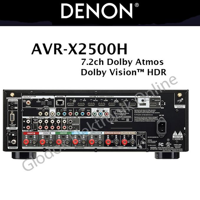 Denon Avr-X2500 H / Avrx2500 Harga Murah Garansi Resmi