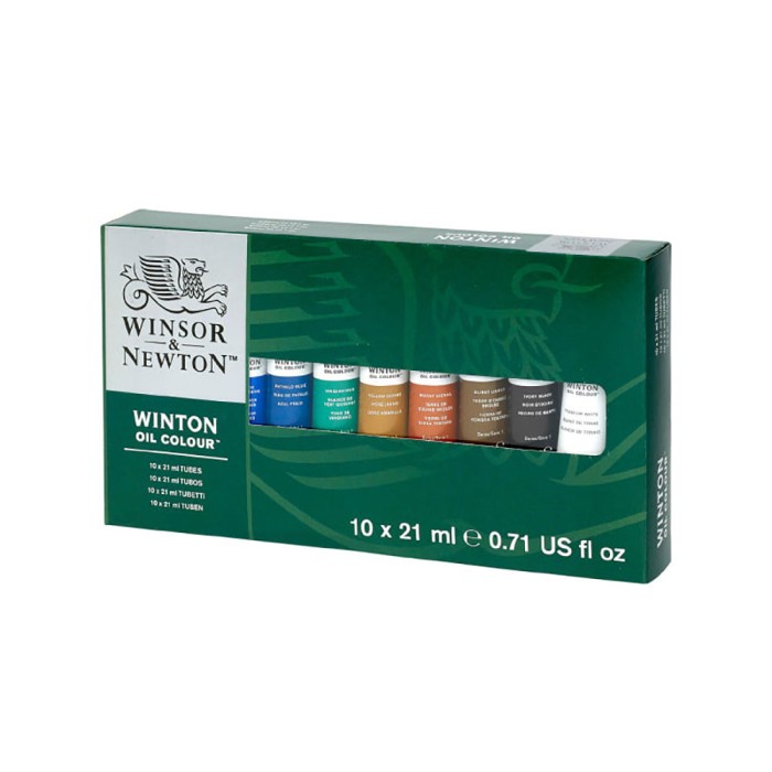 

WINTON Oil Colour Tube Set 10 x 21ml